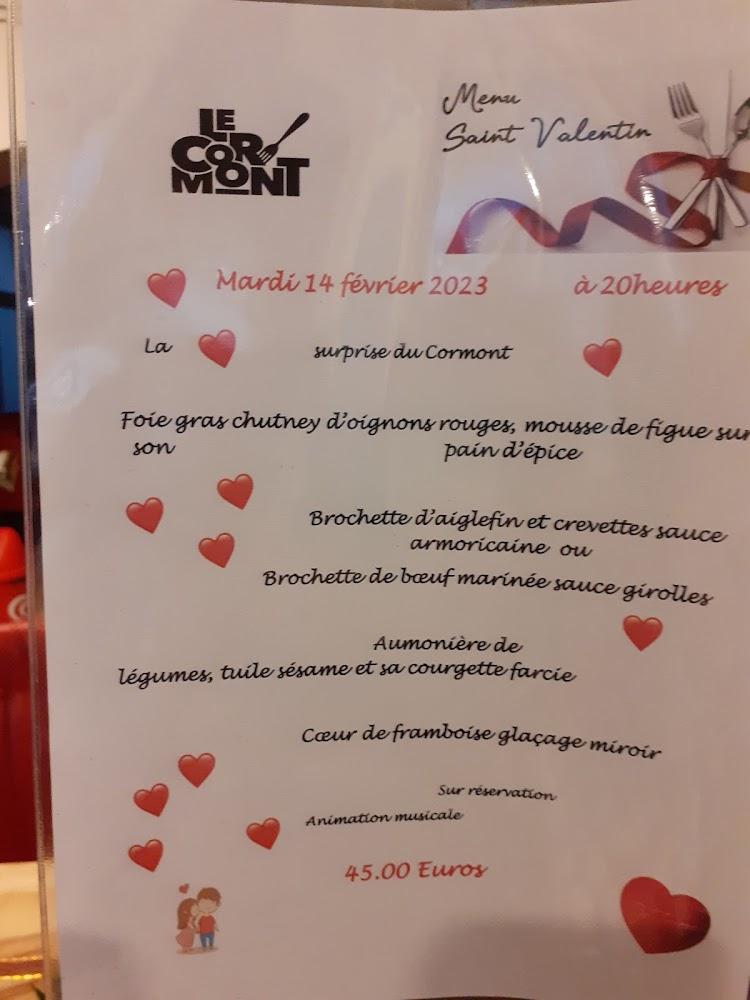 Le Cormont - Menu Image 1